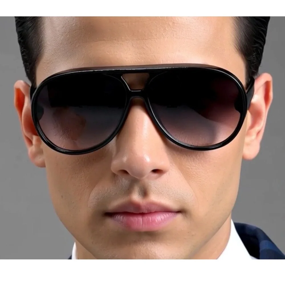Sunglasses Men Bold Shape Stylish Summer Shades Lentes Gafas Humbres Grande Nuev